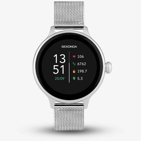 Sekonda Connect Silver Mesh Smart Watch 40624
