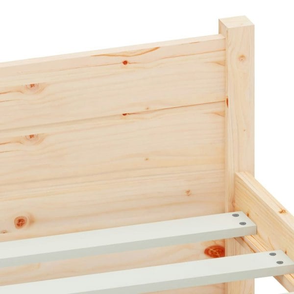 Berkfield Bed Frame Solid Wood 140x200 cm