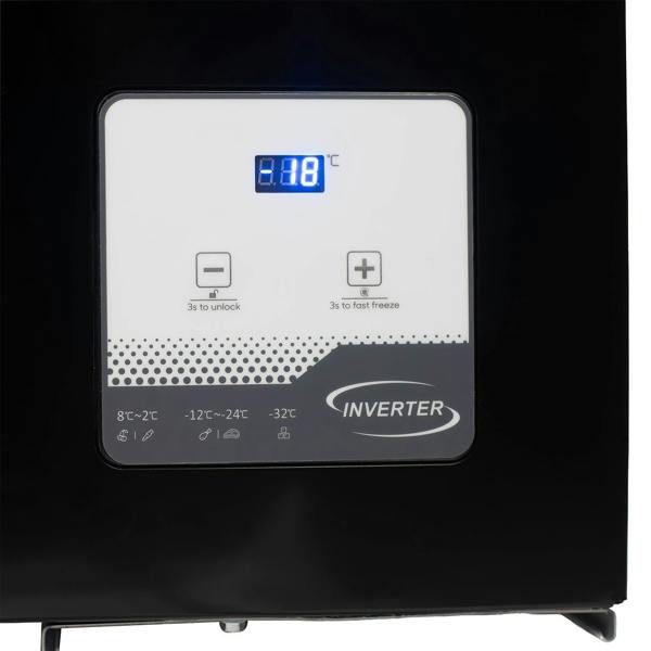 Willow 380L Chest Freezer W380CFB - Black