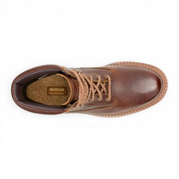 Caterpillar CAT (Caterpillar) Colorado 2.0 Ginger Brown Leather Hiking Ankle Boots