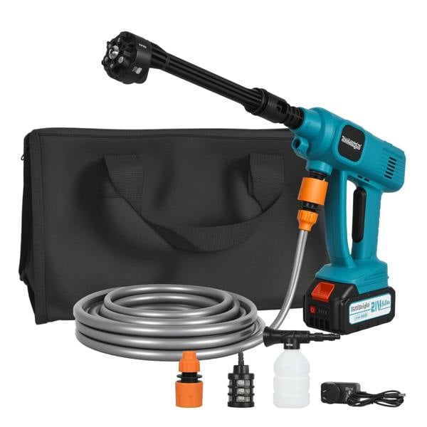 Traderight Cordless Portable Pressure Washer 50Bar 230L/H Spray Gun Car Cleaner