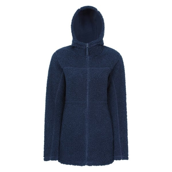 Mountain Warehouse Womens Melrose Longline Fleece Jacket - Navy