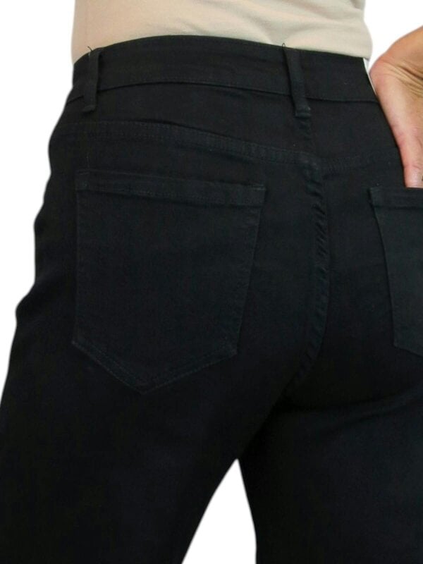 Paulo Due Women's High Waist Wide Straight Leg Stretch Jeans