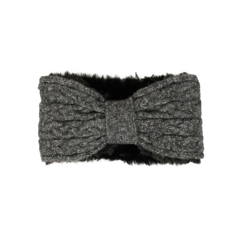 Mountain Warehouse Womens Twisted Knot Front Headband - Black - One Size - Black - 40% Acrylic/35% Polyester/23% Nylon/2% Elastic
