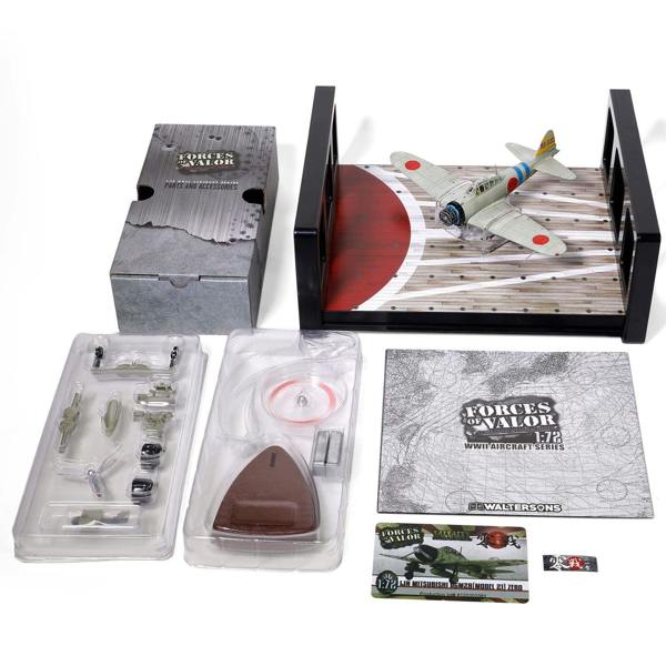 MCSlots Mitsubishi A6M2 ZERO-SEN/ZEKE BII-140 Pearl Harbour 1941 1:72 F of Valor 812030B