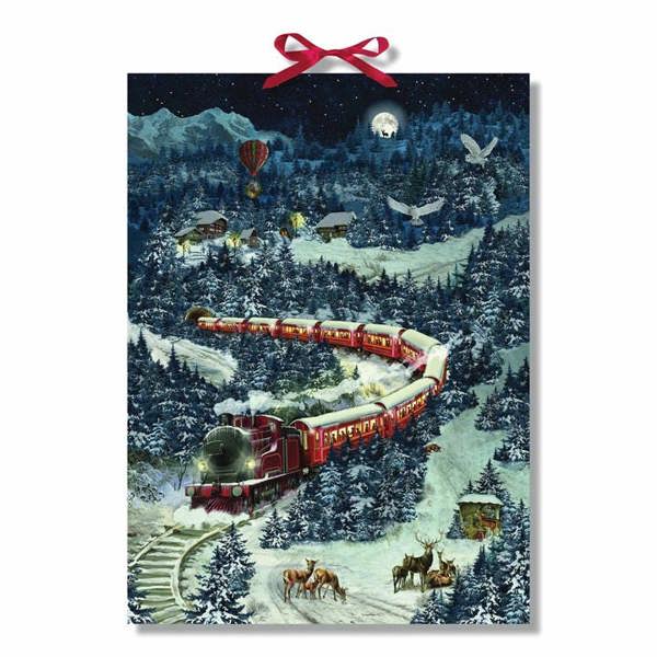 Magical Winter Express Traditional Advent Calendar, Advent Calendars And Cards, Month To View, Transport, Gift