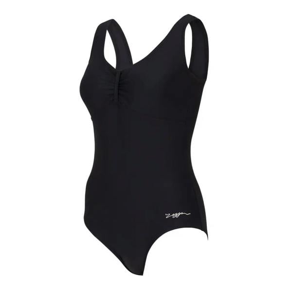 Black Zoggs Marley Scoopback Swimsuit with cutout back