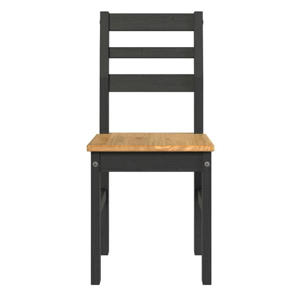 Core Products Pair of Linea Ladder Back Chairs, Waxed Pine
