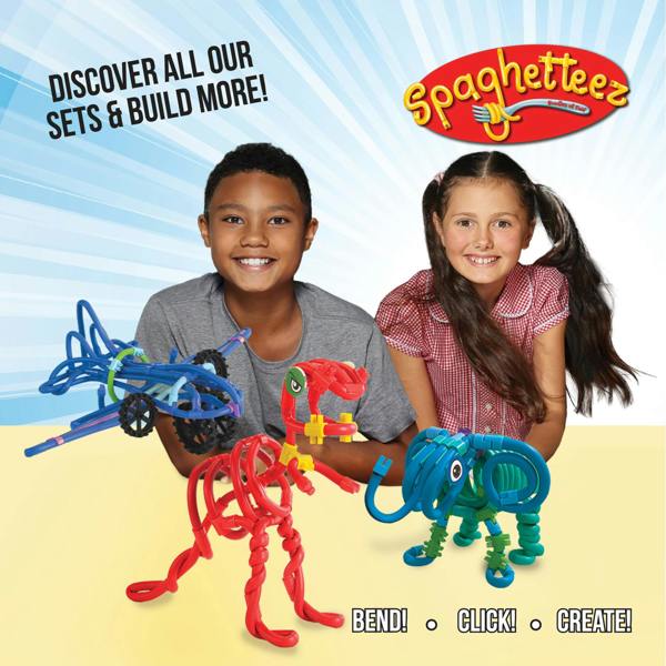 Spaghetteez Wiggly Roadster - White