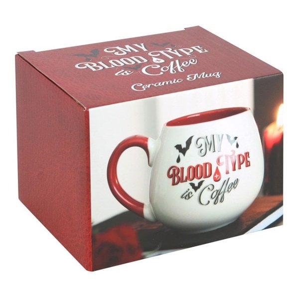 Serano My Blood Type is Coffee Rounded Mug