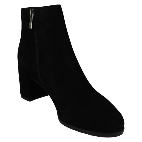 Clarks Ladies Clarks Elegant Heeled Ankle Boots Freva55 Zip