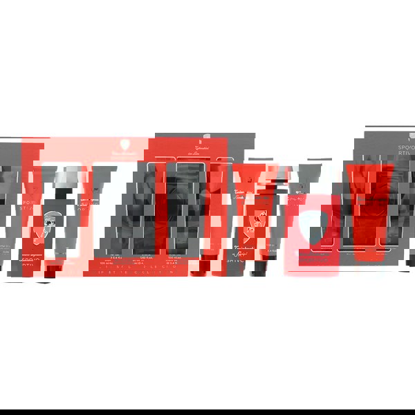 Tonino Lamborghini Sportivo 3 Piece Gift Set: Eau de Toilette 125ml - Shower Gel 100ml - Aftershave Balm 100ml