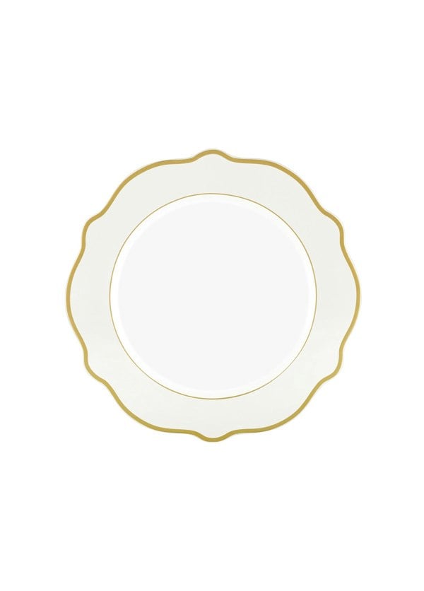 Rozi Jaswely Collection Porcelain Side Plates, Set of 6 (White)