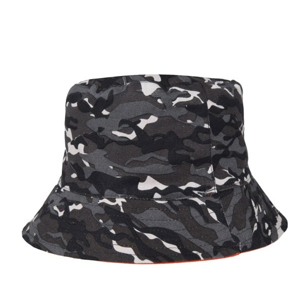 Regatta Childrens/Kids Flip Reversible Bucket Hat - Black/Persimmon