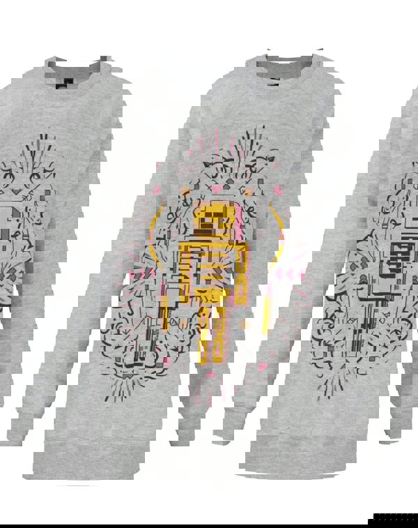 Minecraft Girls Grey Skelly The Skeleton Sweatshirt