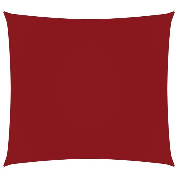 Berkfield Sunshade Sail Oxford Fabric Square 4.5x4.5 m Red