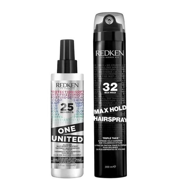 Redken One United Treatment & Hairspray Duo