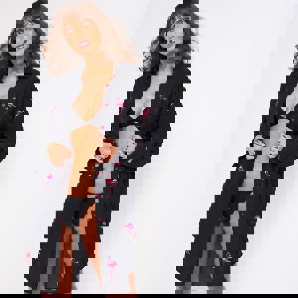 Kitten Beachwear Black Boyfriend Shirt 