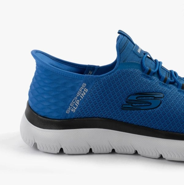 Skechers SUMMITS - HIGH RANGE Mens Trainers Blue/Black