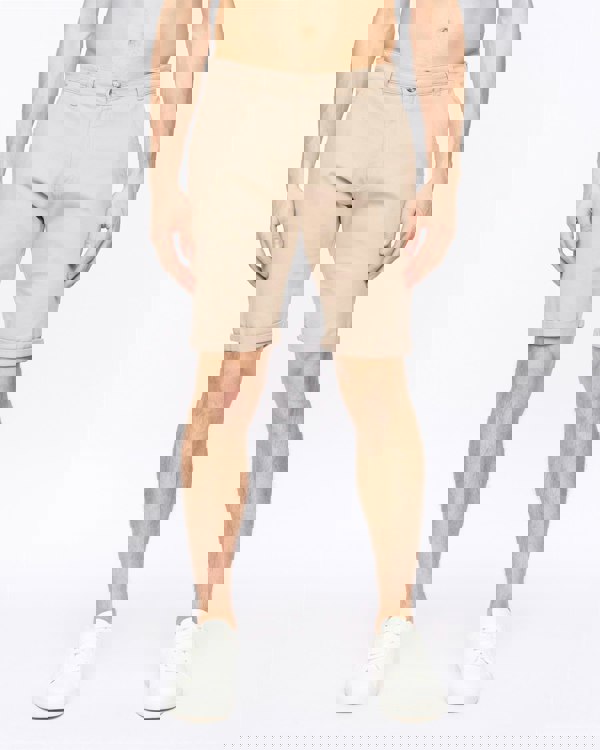 Crosshatch Sinwood Chino Shorts Beige