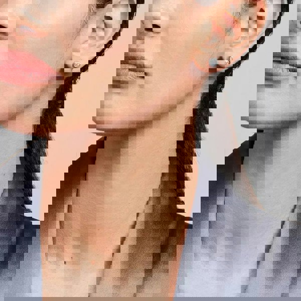 Ted Baker Sinaa Silver Tone Mini Crystal Stud Earrings TBJ3124-01-02