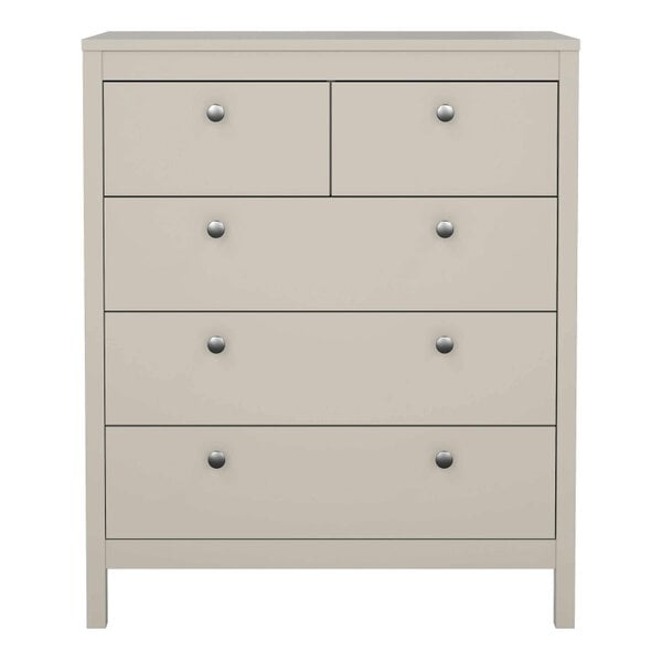 Wyld Haus Gossmere Natural Cashmere Chest 5 Drawers