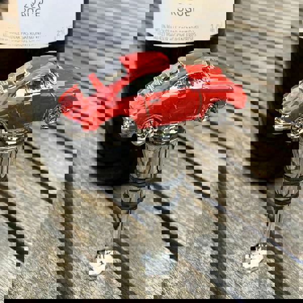 Me and My Car Red Sports Car Bottle Stopper