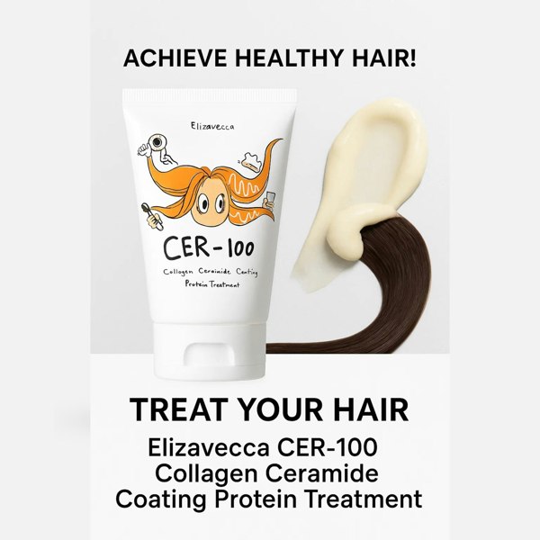ELIZAVECCA Milky Piggy Collagen Ceramide Coating Protein Hair Treatment 100ml