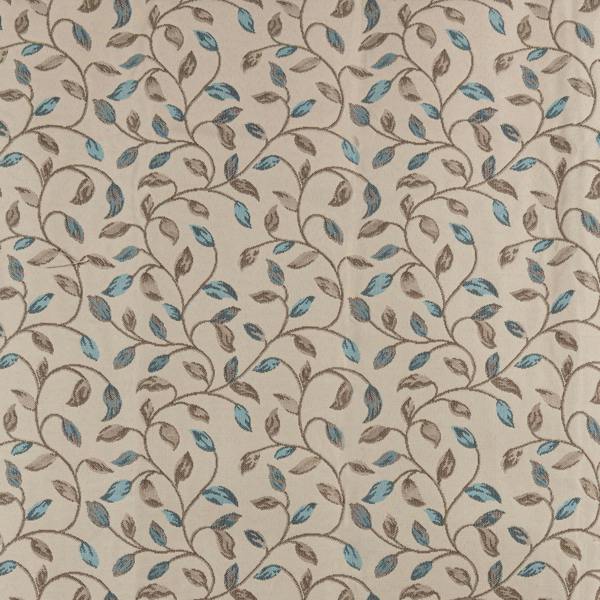 Kew fabric close-up in Blue