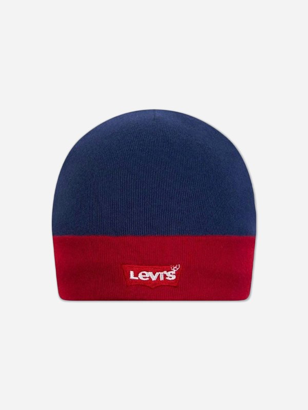 Levi's Kids Wear Levi's Baby Batwing Onesie Hat and Bootie Set in Navy