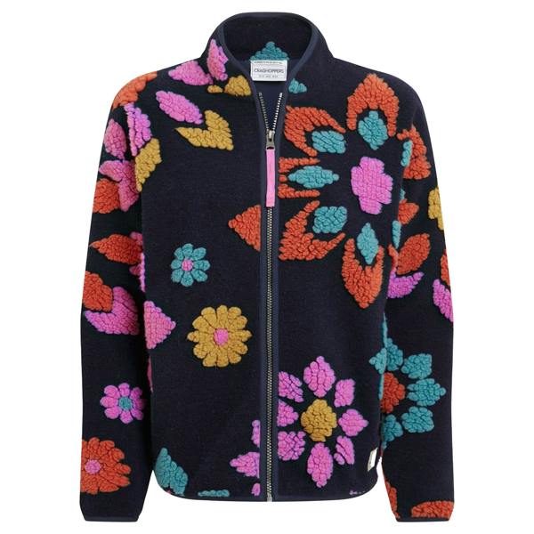 Craghoppers Womens/Ladies Catalina Flowers Full Zip Fleece Jacket - Dark Sapphire - 
