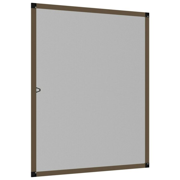 Berkfield Insect Screen for Windows Brown 80x100 cm