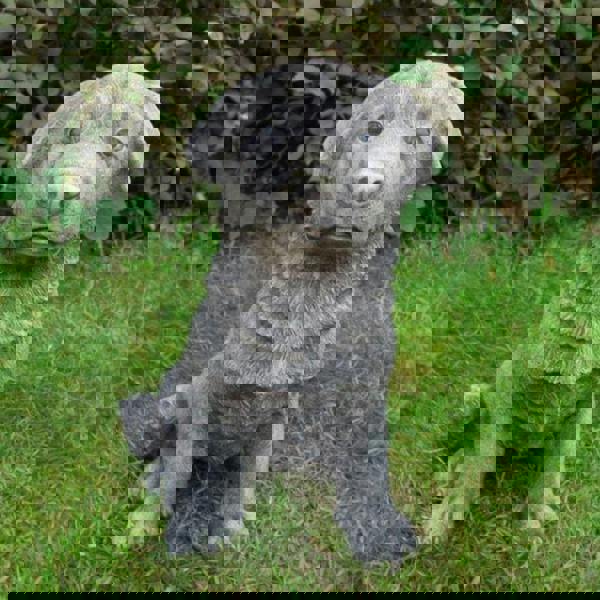 Rottweiler Puppy Stone Cast Ornament