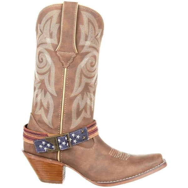 Durango Crush Flag Women's Boots - Brown/Khaki