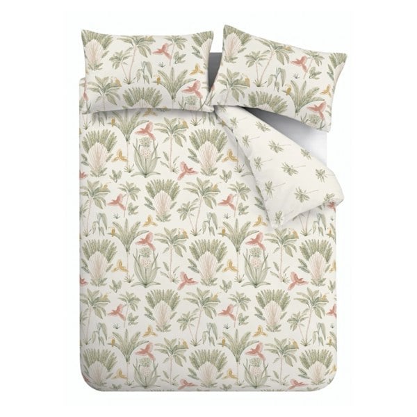 Catherine Lansfield Paradiso Palm Reversible Duvet Cover Set