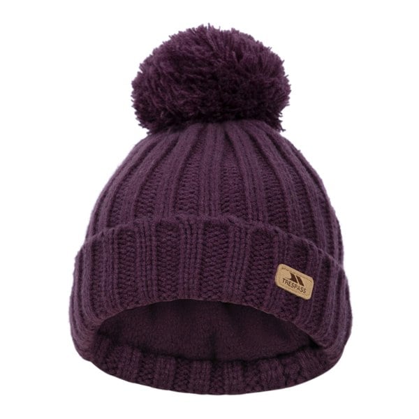 Trespass Childrens/Kids Thorns Bobble Hat - Potent Purple