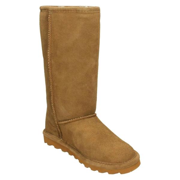 Bear Paw Ladies Bearpaw Real Sheepskin Lined Casual Boots Elle Tall