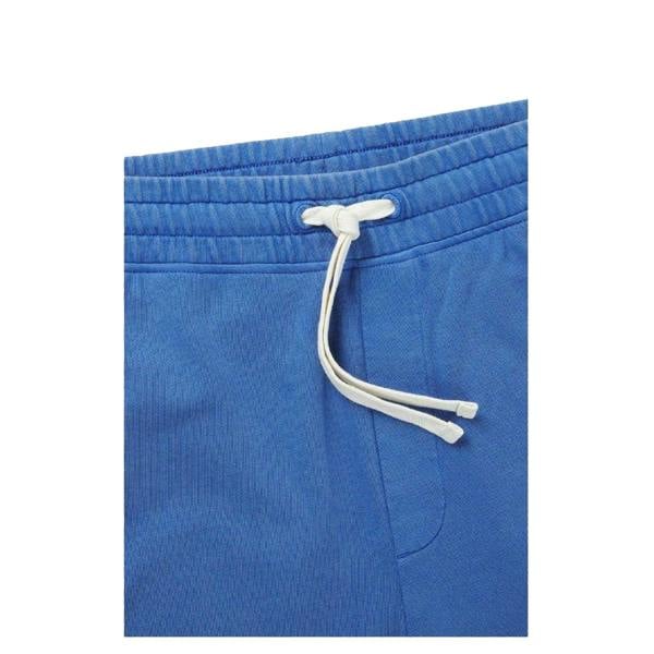 Hugo Mens Washed Elasticated Waist Relaxed Fit Sweat Shorts - Medium Blue - 
