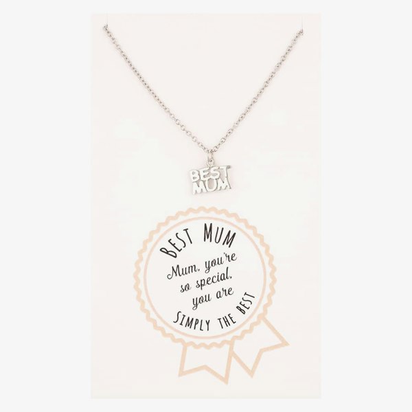T. H. Baker Sentiments Best Mum Pendant 10122