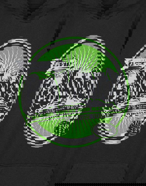 Gas Monkey Garage Mens Black Green Logo Hoodie