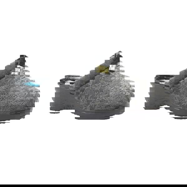 Lunar Womens/Ladies Amaretto Mule Slippers - Grey - 