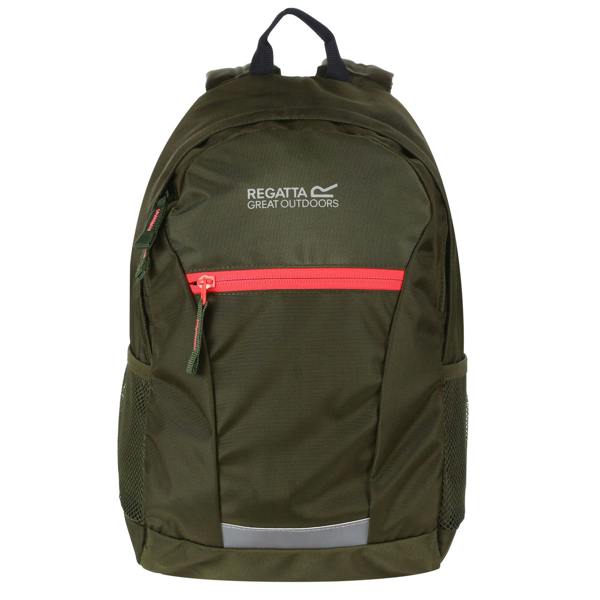 Regatta Jaxon III Backpack (10 Litres) - Cypress Green/Diva Pink - 