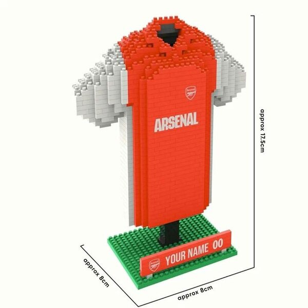 Arsenal FC BRXLZ Personalised Shirt, BRXLZ, Sports, Gift