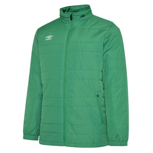Umbro Childrens/Kids Club Essential Bench Jacket - Emerald - 