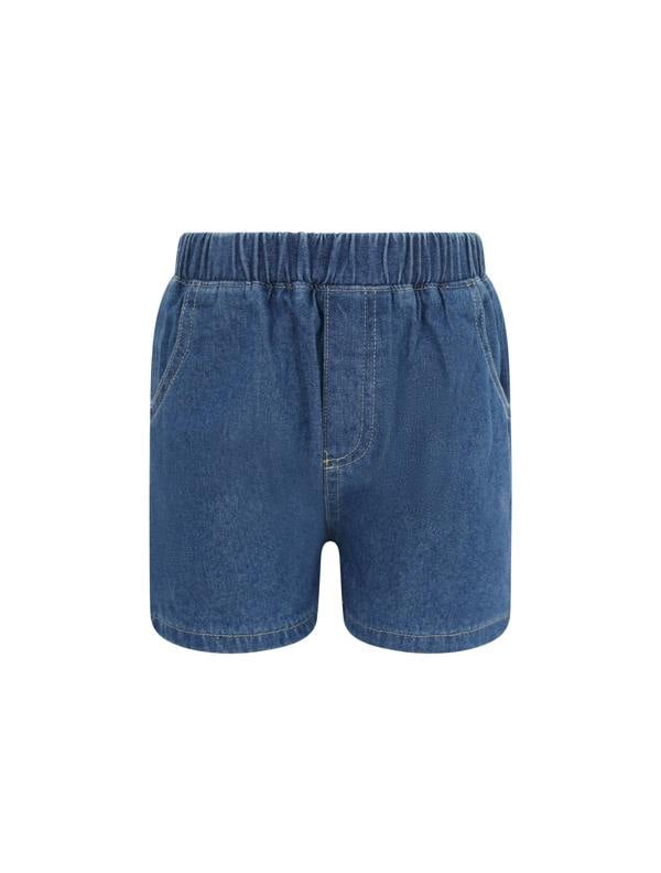 BALOU Unisex Washed Denim Shorts