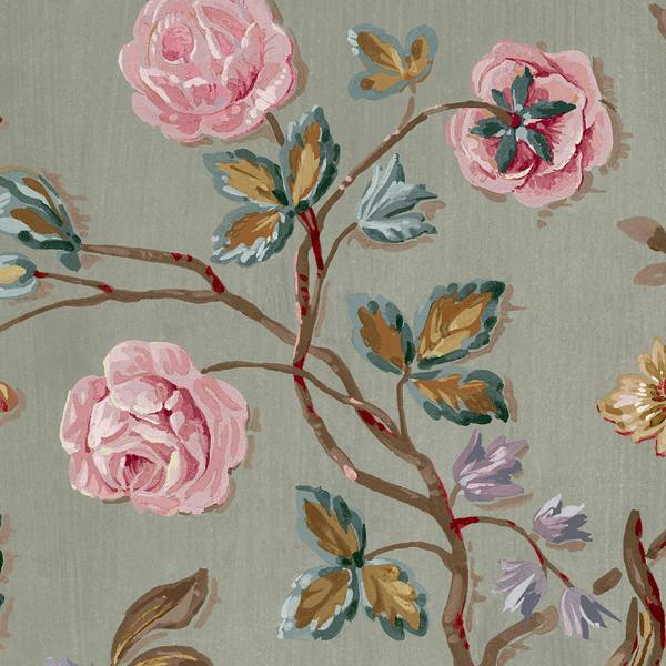Laura Ashley Lingmell Trail Antique Green wallpaper