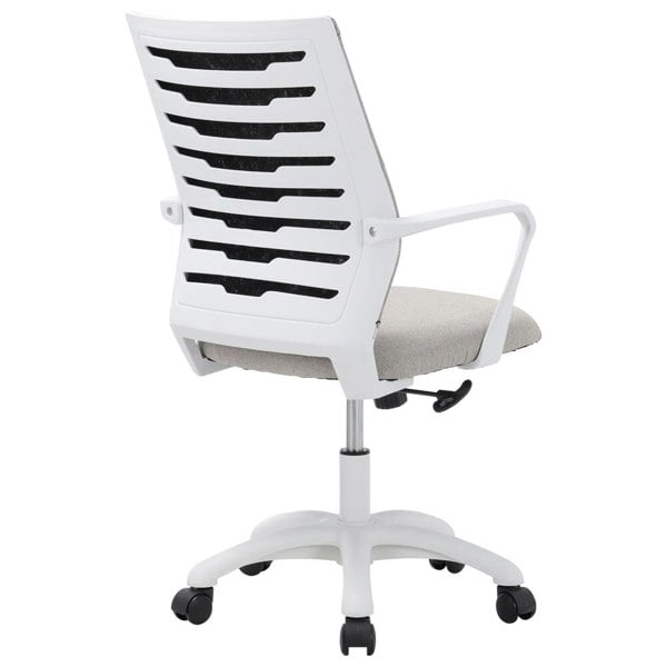 Khaki Fabric Swivel Chair Computer Ergonomic Office Chair Home Office Chairs Living and Home