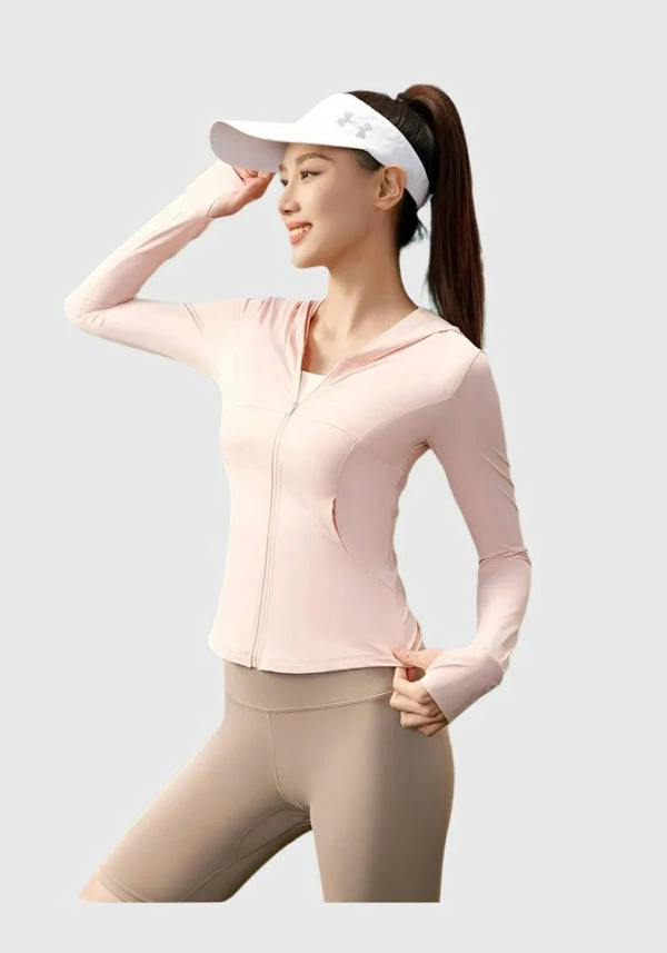 Anniou Zip Top UPF 50+ Hooded Jacket