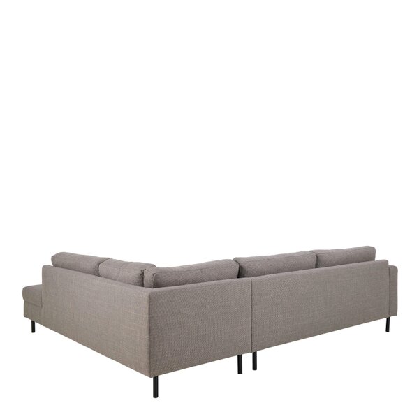 Wyld Haus San Sebastian Right Hand Corner Sofa Upholstered Light Grey Fabric