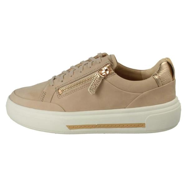 Clarks Ladies Clarks Casual Trainers Hollyhock Zip